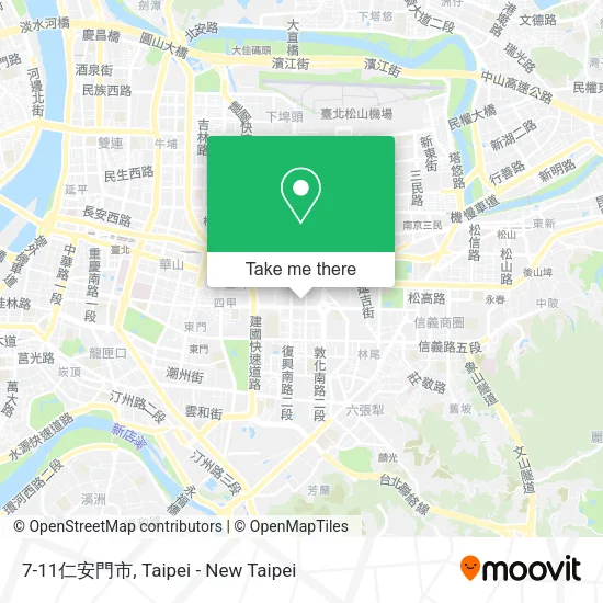 7-11仁安門市地圖