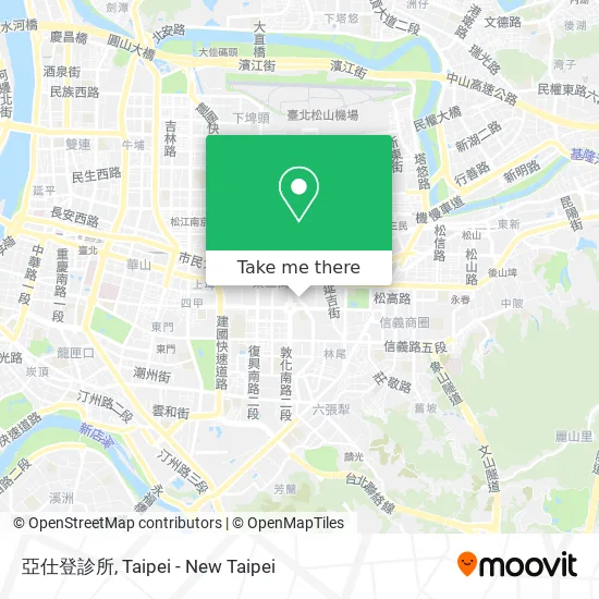 亞仕登診所 map