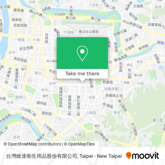台灣維達衛生用品股份有限公司地圖