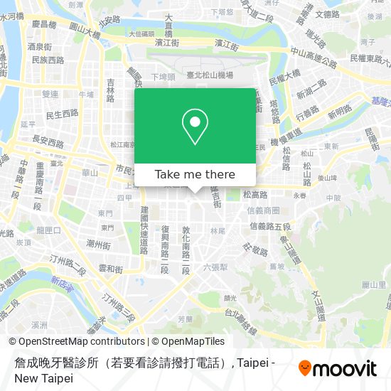 詹成晚牙醫診所（若要看診請撥打電話） map