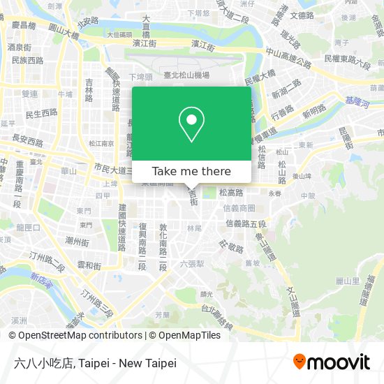 六八小吃店 map