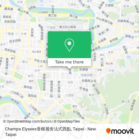 Champs Elysees香榭麗舍法式西點 map