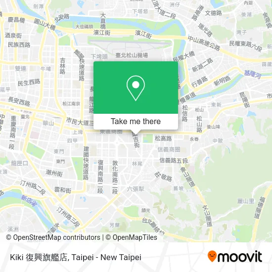 Kiki 復興旗艦店地圖