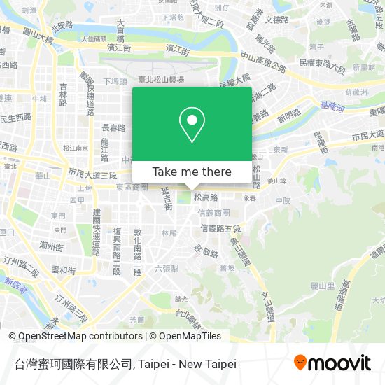 台灣蜜珂國際有限公司 map