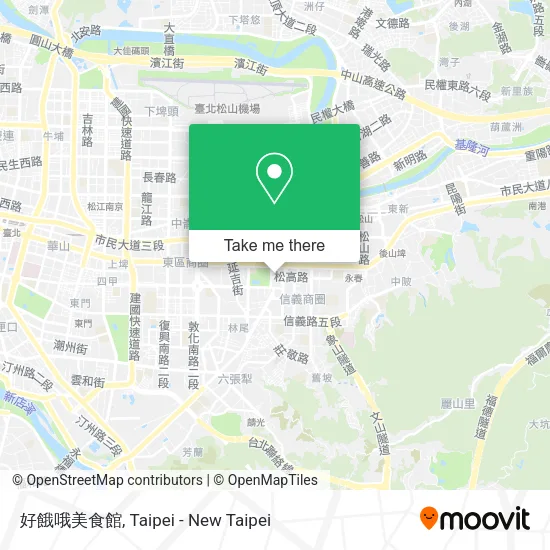 好餓哦美食館地圖