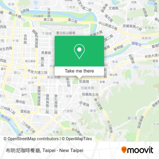 布朗尼咖啡餐廳地圖