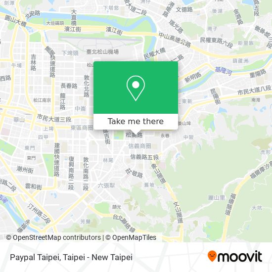 Paypal Taipei map