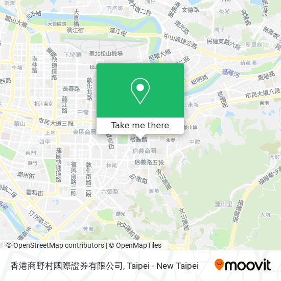 香港商野村國際證券有限公司 map