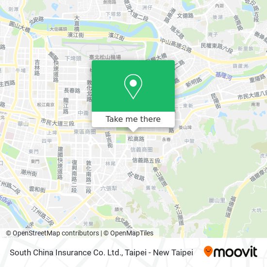 South China Insurance Co. Ltd. map