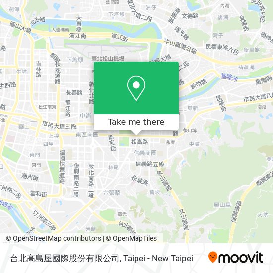 台北高島屋國際股份有限公司地圖