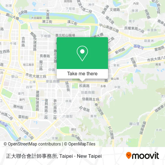 正大聯合會計師事務所地圖