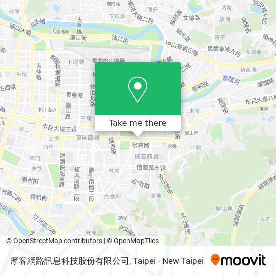 摩客網路訊息科技股份有限公司 map
