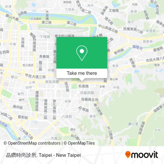 晶鑽時尚診所地圖