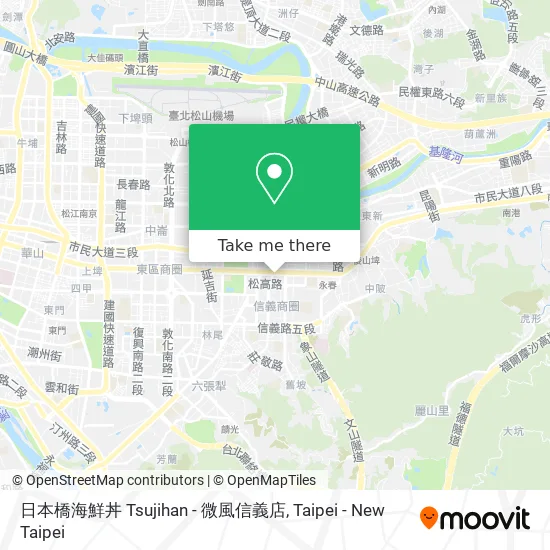 日本橋海鮮丼 Tsujihan - 微風信義店 map