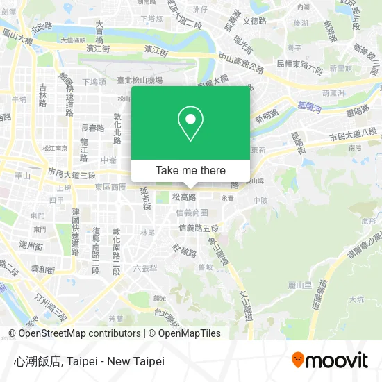 心潮飯店 map