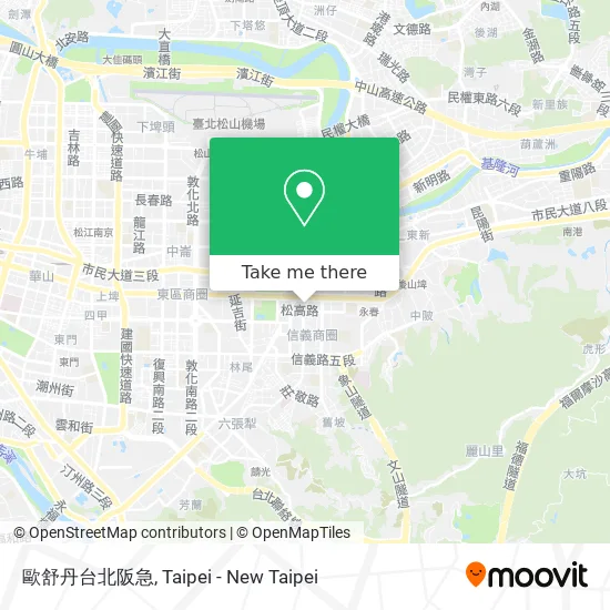 歐舒丹台北阪急 map