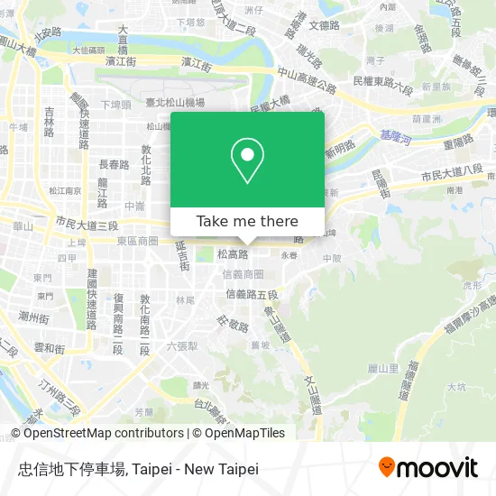 忠信地下停車場 map