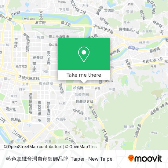 藍色拿鐵台灣自創銀飾品牌 map