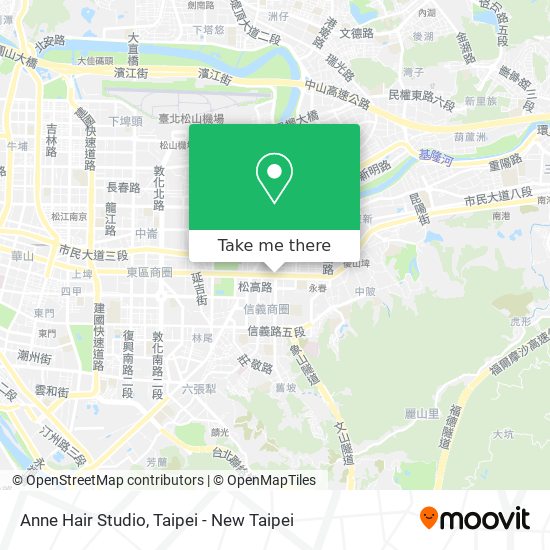 Anne Hair Studio map