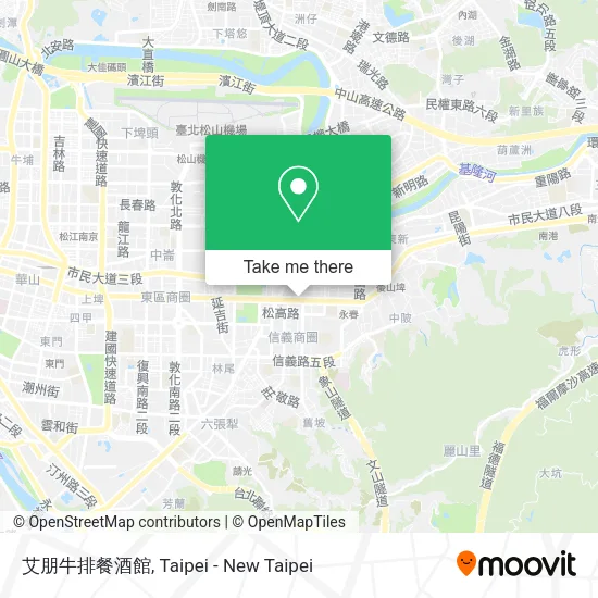 艾朋牛排餐酒館地圖