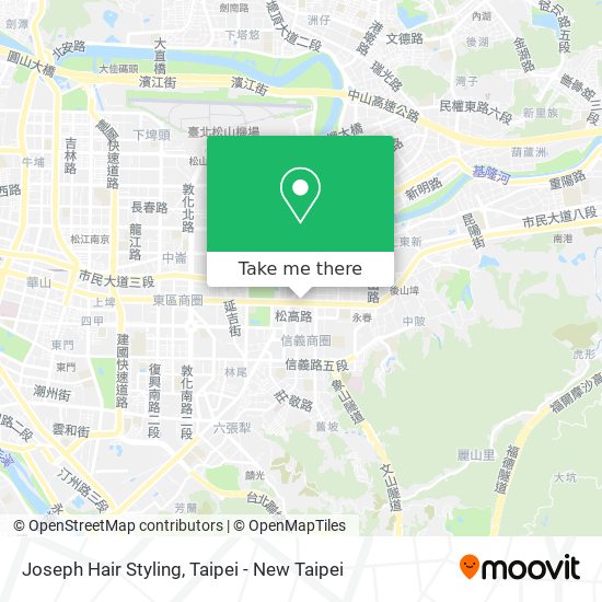 Joseph Hair Styling map