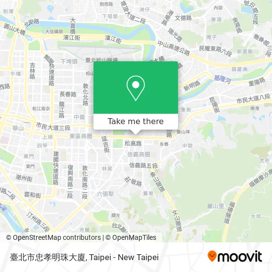 臺北市忠孝明珠大廈 map