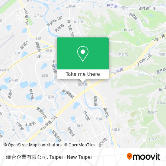 臻合企業有限公司地圖