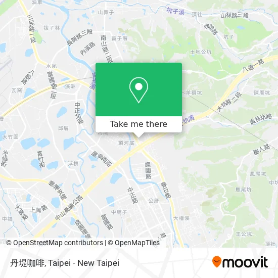丹堤咖啡 map