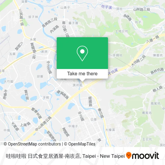 哇啦哇啦 日式食堂居酒屋-南崁店地圖