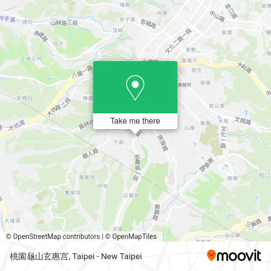 桃園龜山玄惠宫地圖