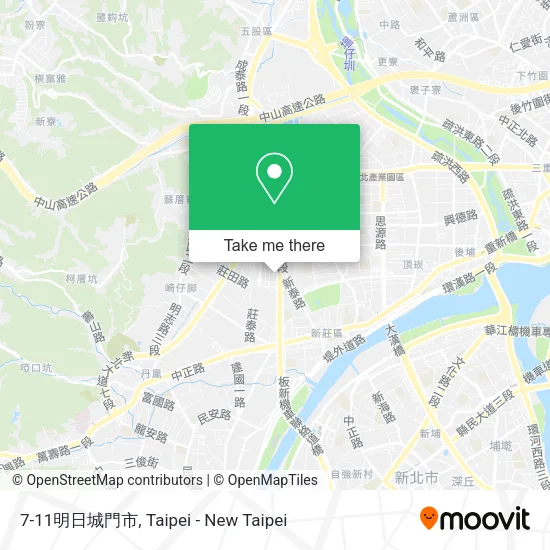 7-11明日城門市 map