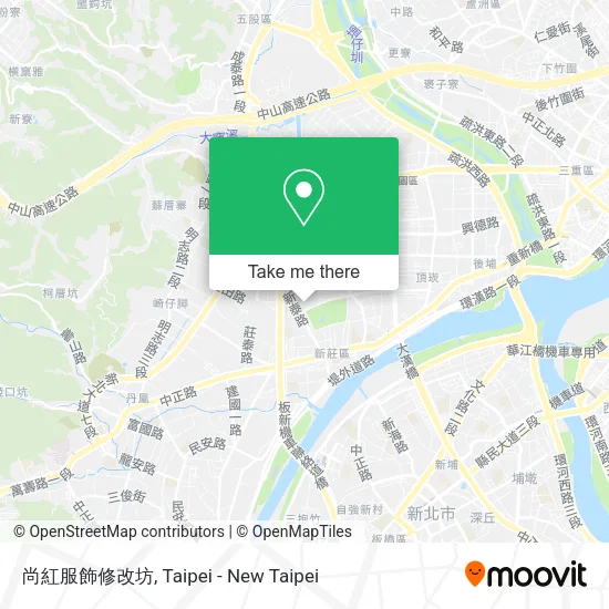 尚紅服飾修改坊地圖
