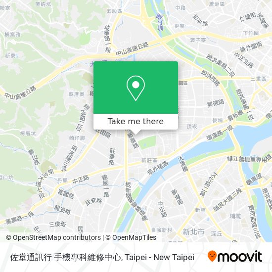 佐堂通訊行 手機專科維修中心 map