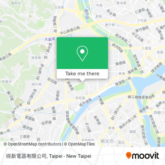 得新電器有限公司 map