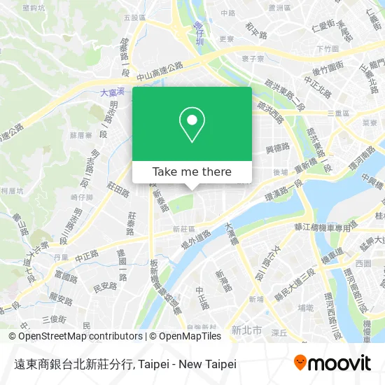 遠東商銀台北新莊分行 map