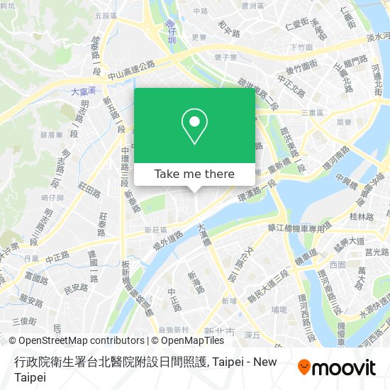 行政院衛生署台北醫院附設日間照護 map