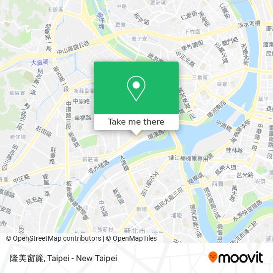 隆美窗簾 map