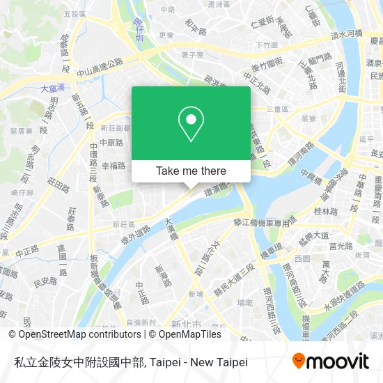 私立金陵女中附設國中部地圖