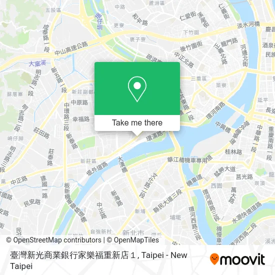 臺灣新光商業銀行家樂福重新店１地圖