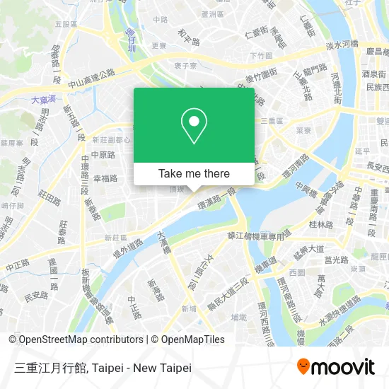 三重江月行館地圖