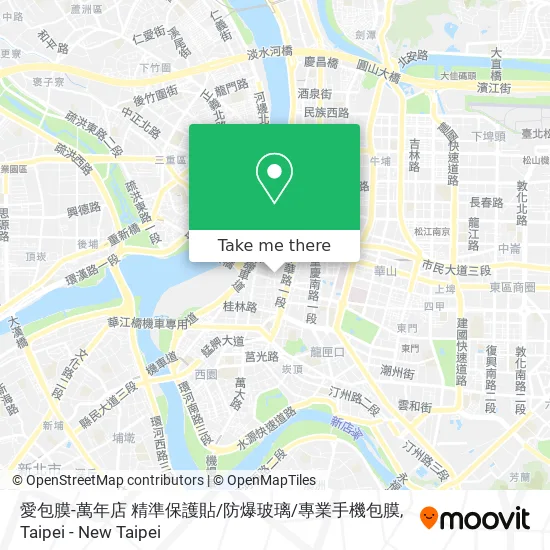 愛包膜-萬年店 精準保護貼/防爆玻璃/專業手機包膜 map
