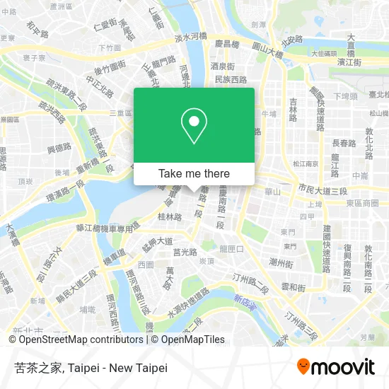 苦茶之家地圖