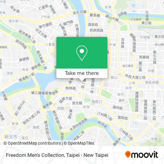 Freedom Men's Collection map