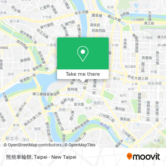 熊燒車輪餅地圖