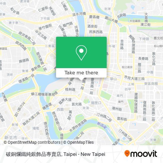 破銅爛鐵純銀飾品專賣店 map