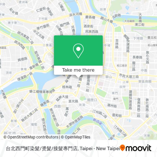 台北西門町染髮/燙髮/接髮專門店 map