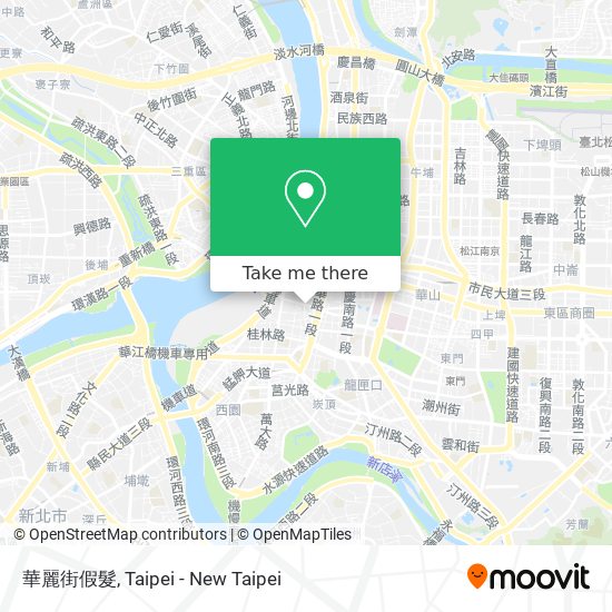 華麗街假髮 map