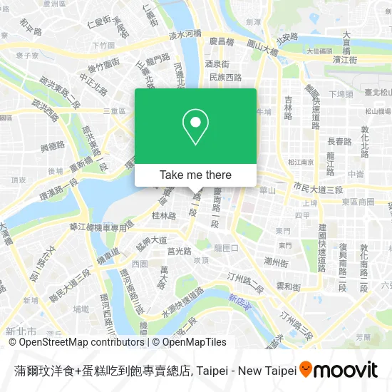 蒲爾玟洋食+蛋糕吃到飽專賣總店 map