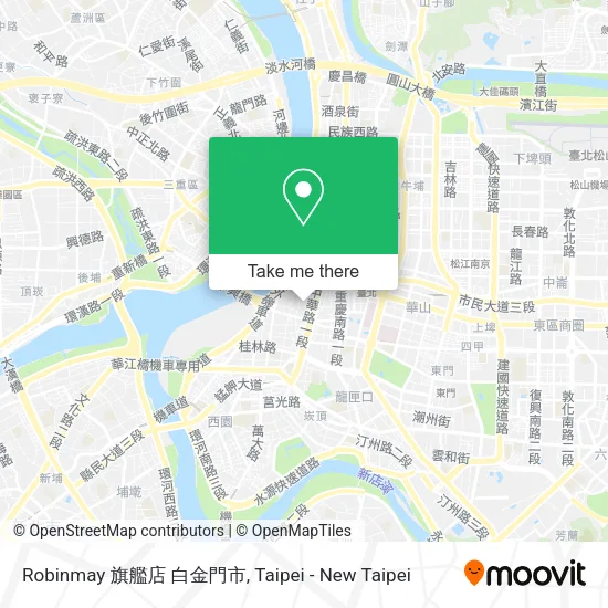 Robinmay 旗艦店 白金門市 map