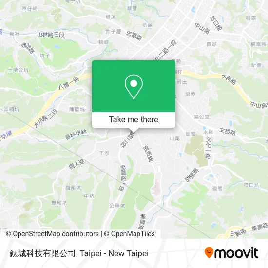 鈦城科技有限公司地圖